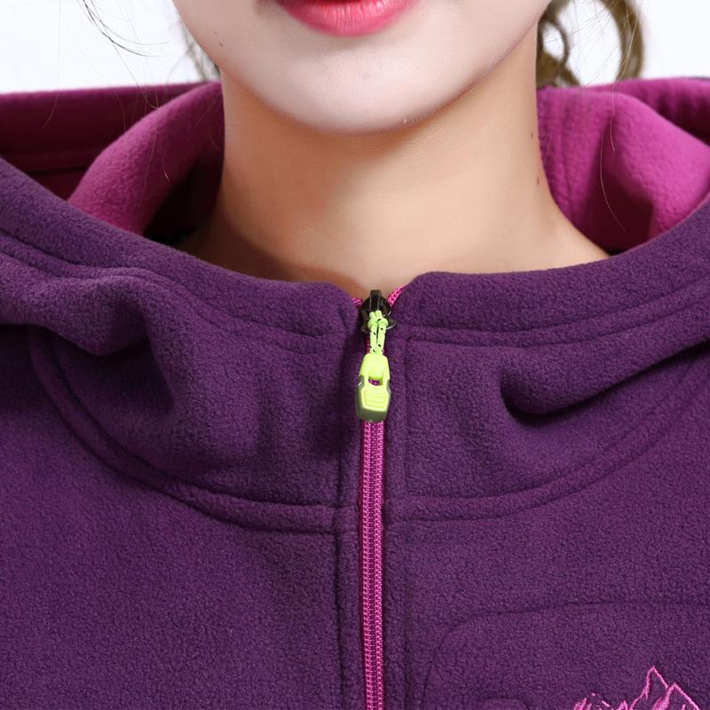 Spring Autumn Women Hoodies Casual Female Jackets Hooded Warm Zipper Coat Woman Sweatshirt