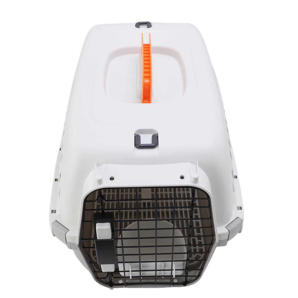 Trasportino per animali in plastica, facile da montare, spazioso, con ottima ventilazione, ideale per viaggi all'aperto.