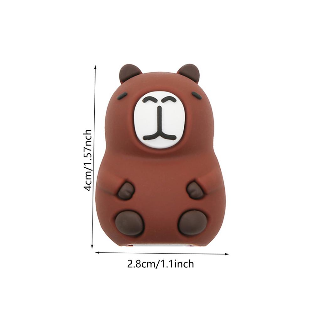 Handheld Pencil Sharpener Plastic Manual Pencil Sharpener Lovely Capybara Pencil Sharpener Pencil Cutting Tool