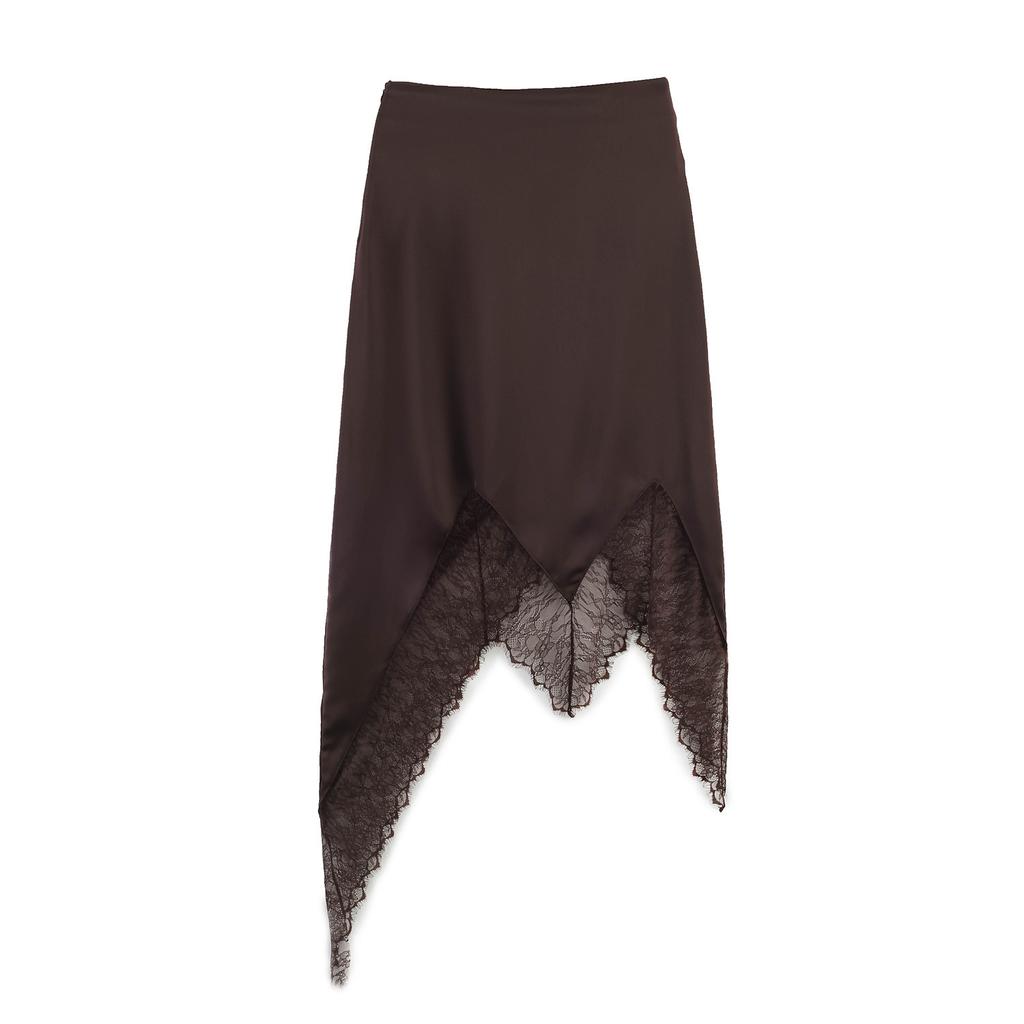 European and American style, new women's clothing, foreign style, lace splicing irregular skirt 345382
