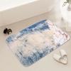 Artistic Pattern Bathroom Mat Feather Leaf Panda Abstract Designs Soft Non - Slip Rug for Bathroom Entryway Home Decor