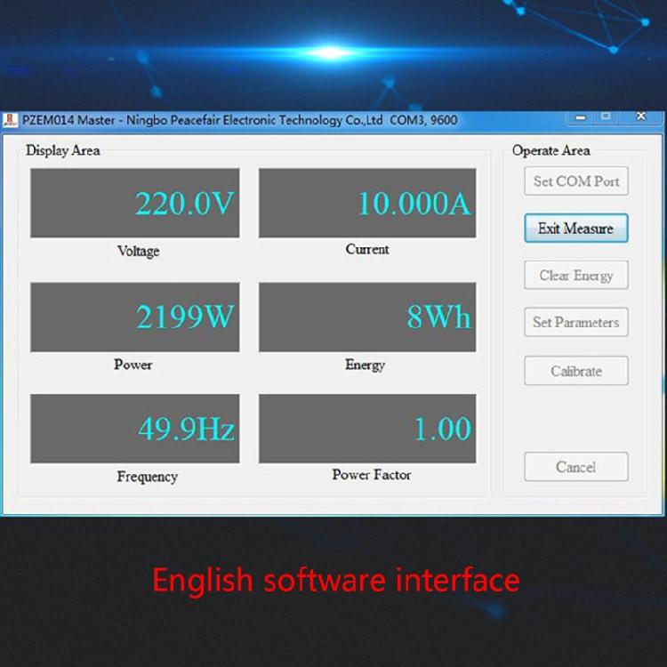 PZEM-004T Single-phase Watt-hour Meter Communication Module 80-260V Energy Meter