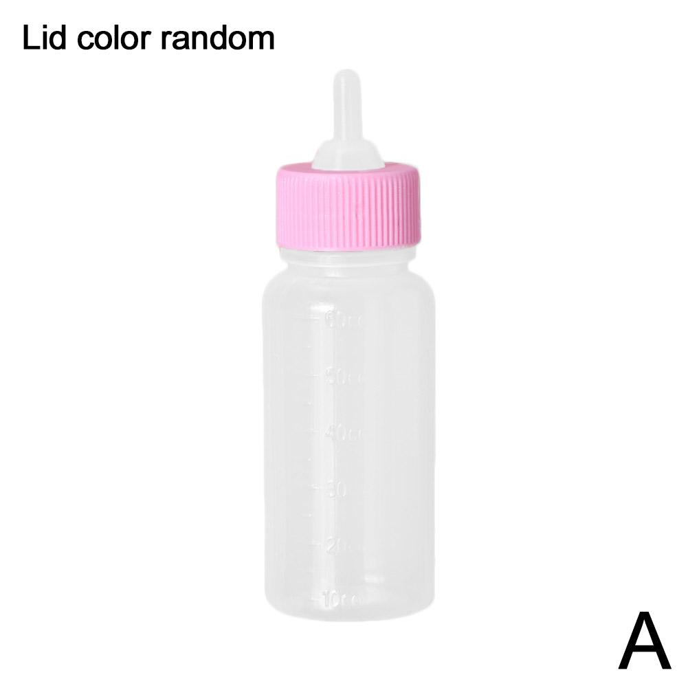 

60 мл бутылочка для кормления щенков котят соска кормушка может выдавливать жидкое молоко бутылочка для кормления новорожденных собак щенков кроликов хомяков