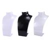 New Acrylic Mannequin Necklace Display Bust Stand Jewelry Holder Rack For Necklaces Pendant Earrings Display Stand Shelf