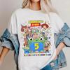 Toy Story 5 Cover Cartoon T-Shirt Men Women Summer Casual Loose Print Clothing Oversize High Quality Short Sleeved Top Streetwear Unisex