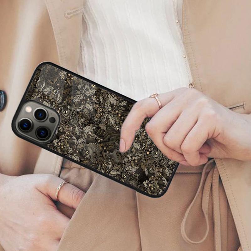 Camouflage Eule Magnetische Handyhülle Für APPLE iPhone 17 Air 16 14 13 12 Pro Max 15 Plus Kabelloses Laden Mit MagSafe Abdeckung