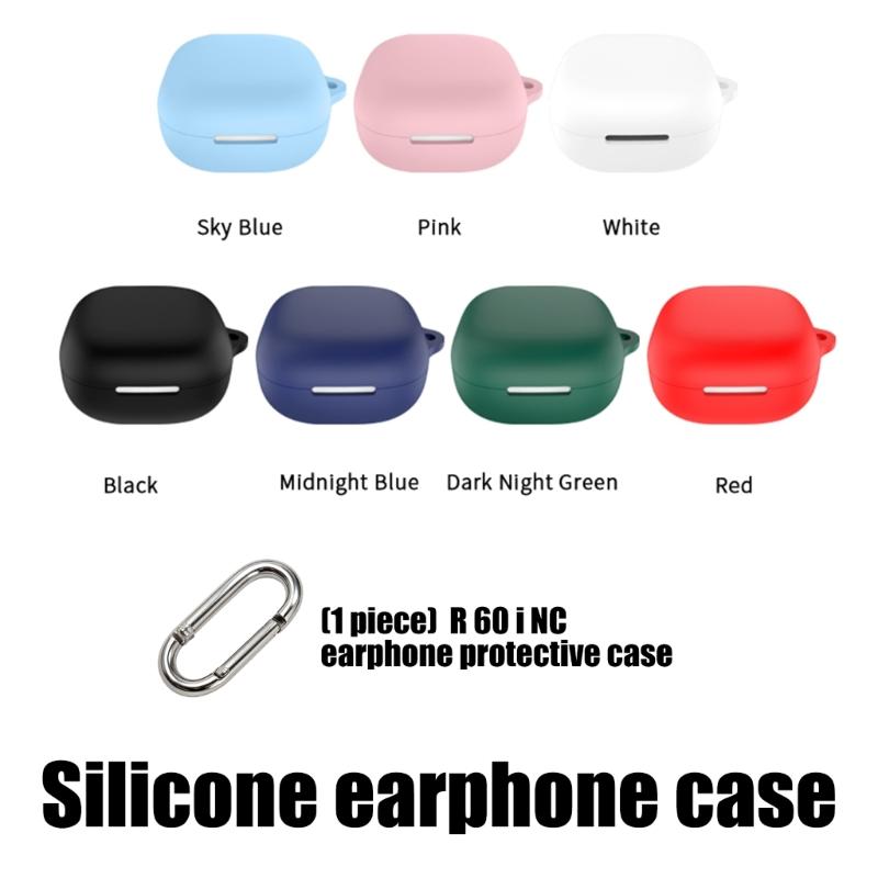 Earbud Case Shockproof Housing Skin-friendly Guarding Washable Shell Nonslip Keep Safe From Accidental Drop for R60i NC