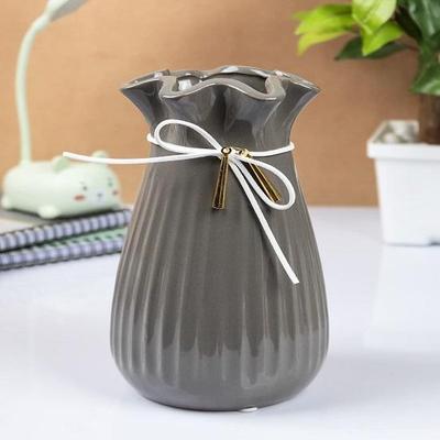 Ceramic Flower Vase  Handmade  For Home Decor Table Centerpiece Decorative