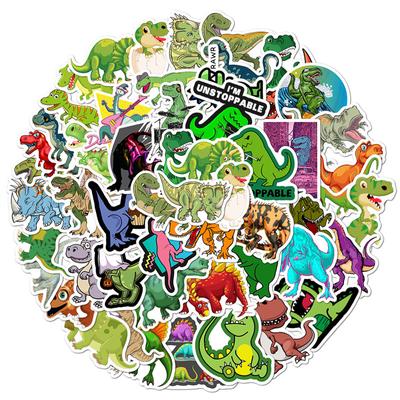 50PCS Dinosaur Stickers Waterproof Vinyl Decals Sticker for Water Bottle Laptop Luggage Skateboard Phone