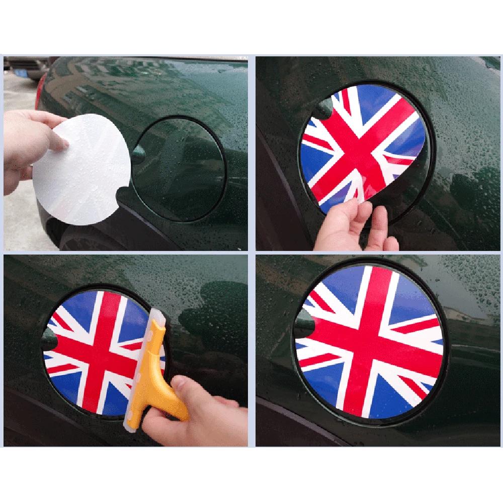 Gas Fuel Tank Cap Vinyl Cover Sticker Decals Decoration For Mini Cooper S One F55 F56 R55 R56 R60 R61 Car Styling Accessories
