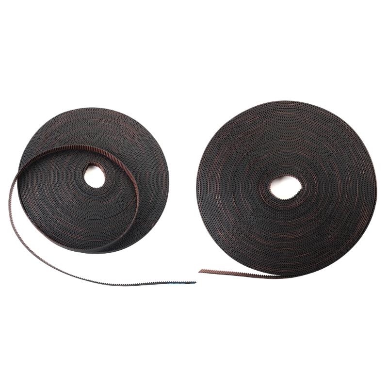 3D Printing  Timing Belt, 2M 5M  Open Timing Belt 9mm Width Rubber Fiberglass Fit for RepRap a  Rostock