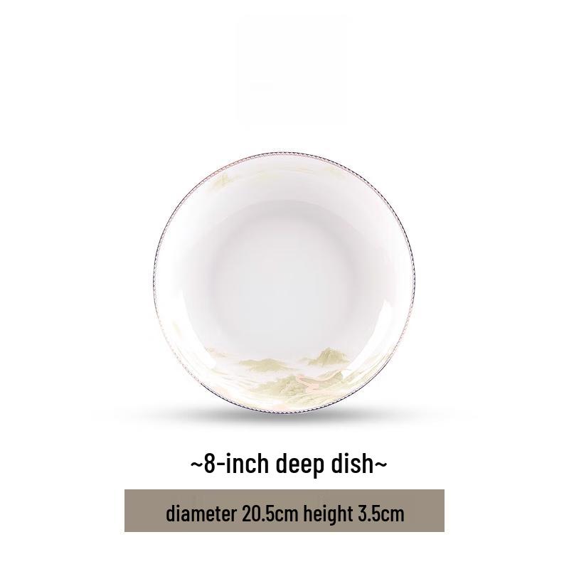 Jingdezhen Ceramic Dinnerware - New Chinese Landscape