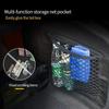 Bil Rygg Bak Bagasjeromsete Elastisk streng Nett Magic Sticker Netting Oppbevaringsveske Lommebur Auto Organizer Seteryggveske 40*25cm