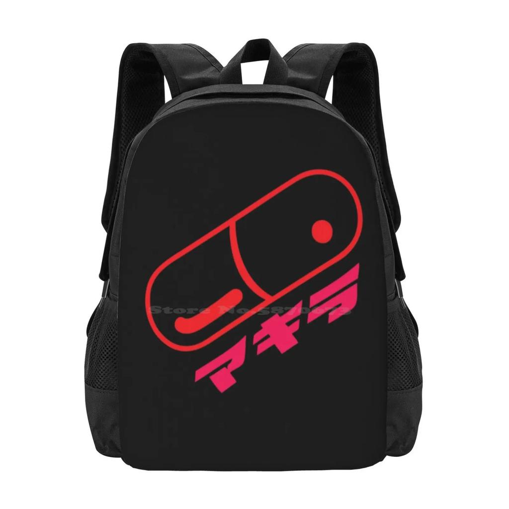 Akira Manga Japenese Pill School Bags Travel Laptop Backpack Akira Manga Japenese Pill