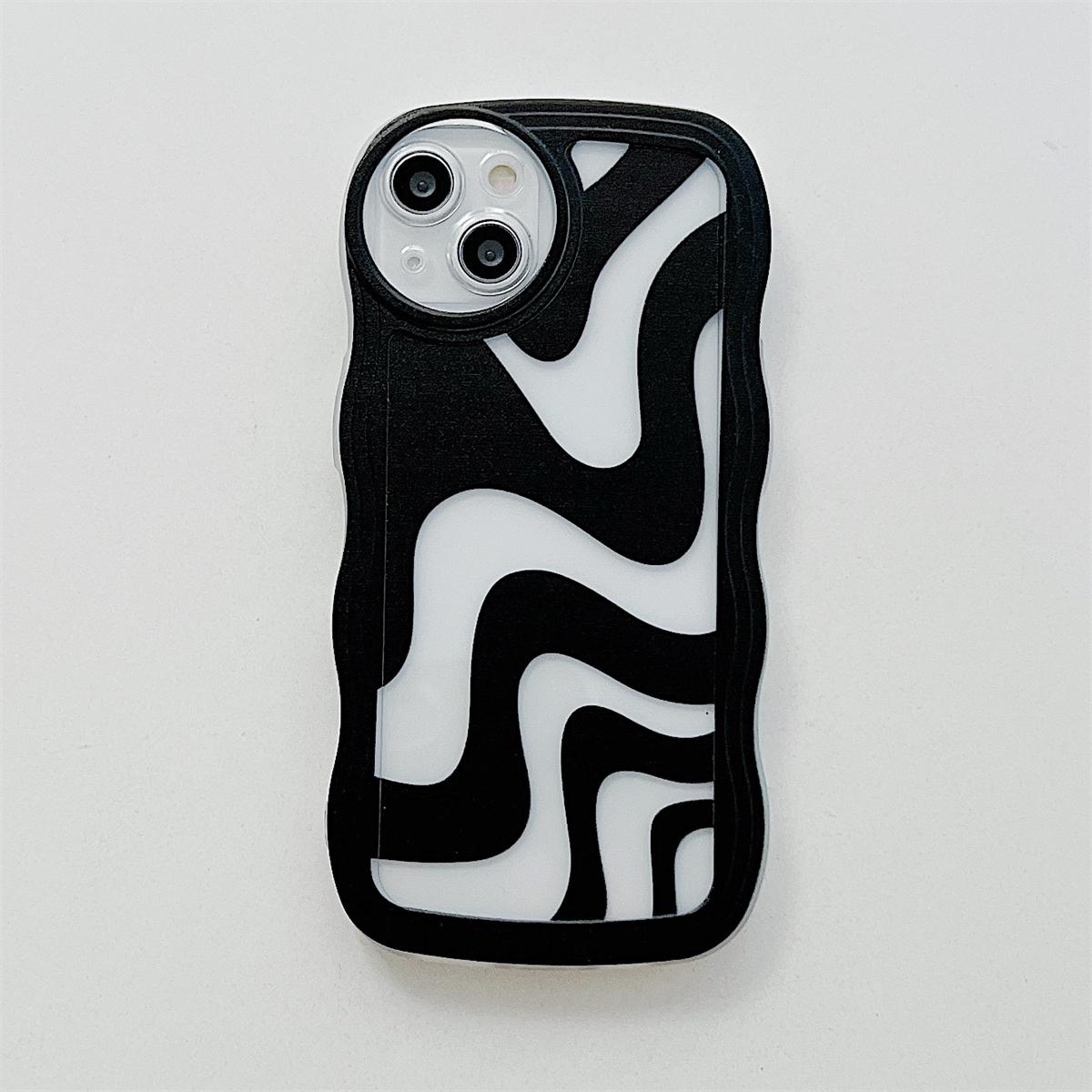 

Черные полосы зебры Черные полосы коровы Узор Мягкий корпус из ТПУ Модный чехол для телефона iPhone Samsung Vivo Xiaomi Oppo Xiaomi Redmi 13C (4G)