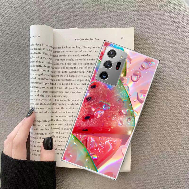 Watermelon Summer Fruit Phone Case For Samsung Galaxy S25 Edge S24 S23 FE S22 S26 Ultra S21 S20 S10 Plus Capa Soft