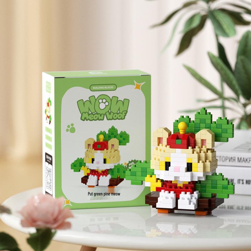 LEGO-Compatible Mini Building Blocks: Cartoon Figurines & Educational Toys
