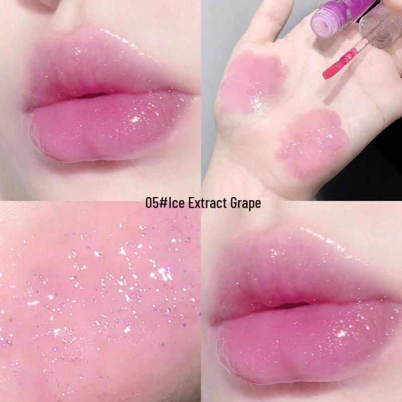 Shaqinuo Farbwechselndes Schimmer-Lipgloss-Set mit feuchtigkeitsspendendem, glänzendem Finish