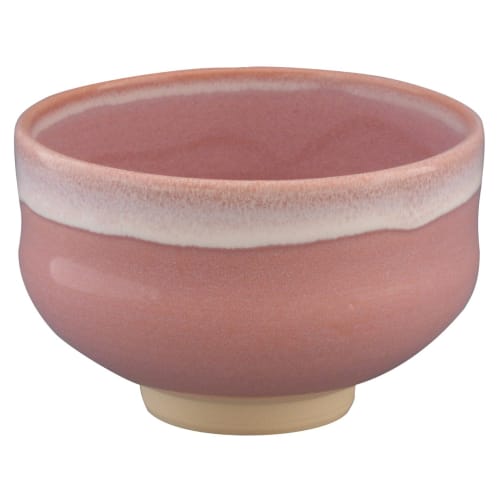 Kyoto-yaki, Kiyomizu-yaki, Hayashiyama Kiln, Matcha Bowl, Pink, MK-11