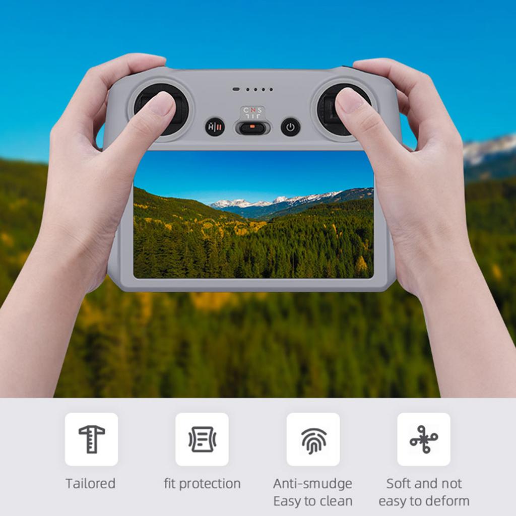 Silicone Case Compatible For Dji Mini 3 Pro With Screen Remote Control Anti-slip Dustproof Protective Cover