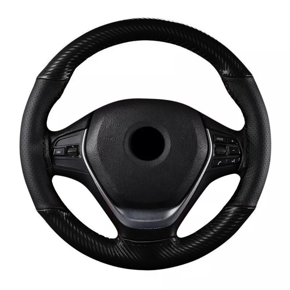 

Ручной работы Чехол на руль из микрофибры для всех автомобилей чёрный