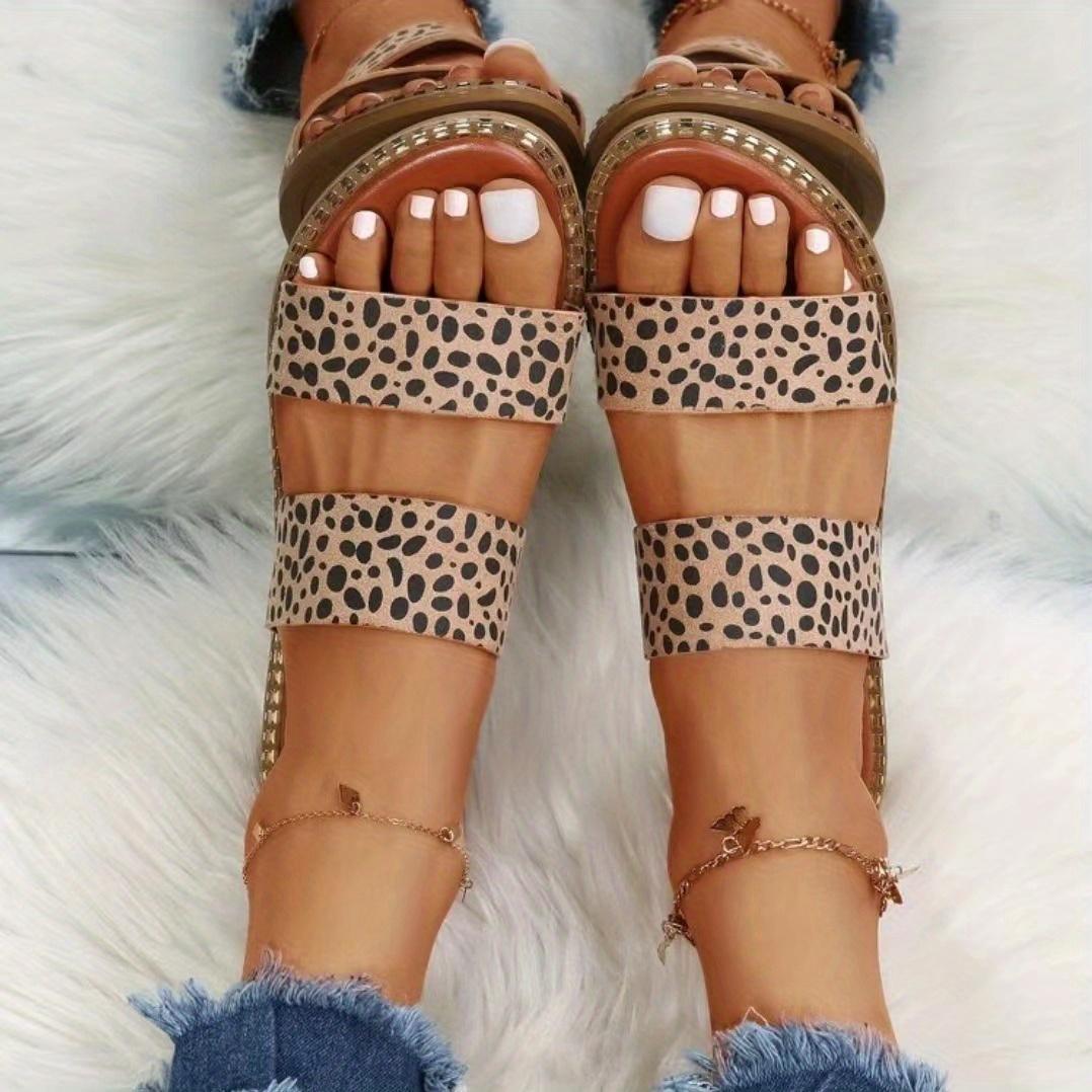 Женские шлепанцы на плоской подошве с двойным ремешком, противоскользящие туфли без шнуровки с круглым носком, универсальные пляжные шлепанцы на открытом воздухе 39 верблюд