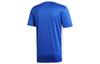 adidas T Shirts Men's Blue Crew Neck Moderate Straight Fit CF1037
