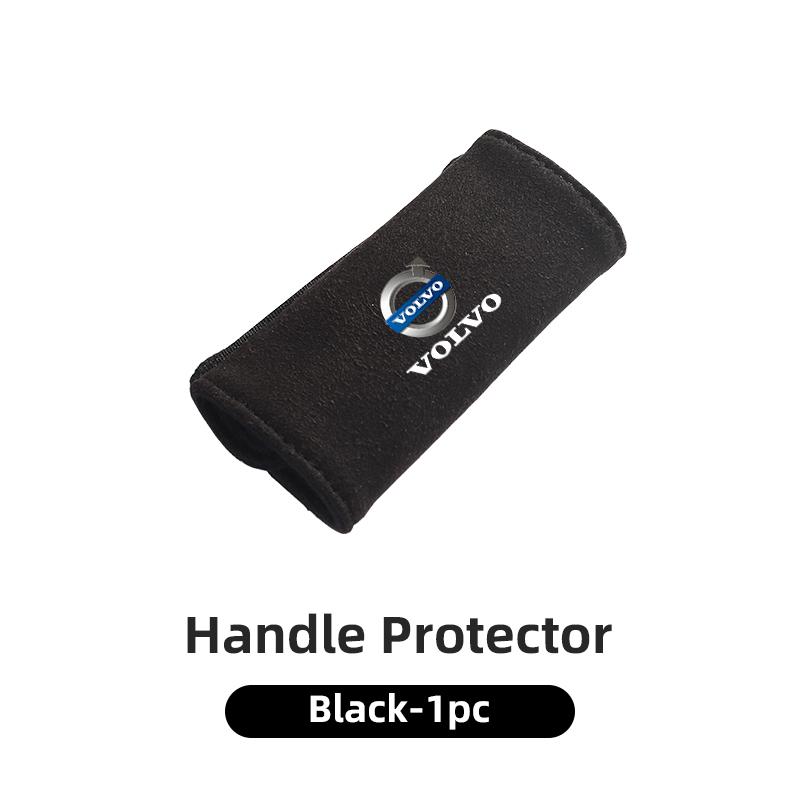 Suede Car Roof Door Pull Handle Protective Cover Soft and Comfortable For Volvo AWD C30 C70 S60 S80 S90 T6 XC40 XC60 XC70 XC90