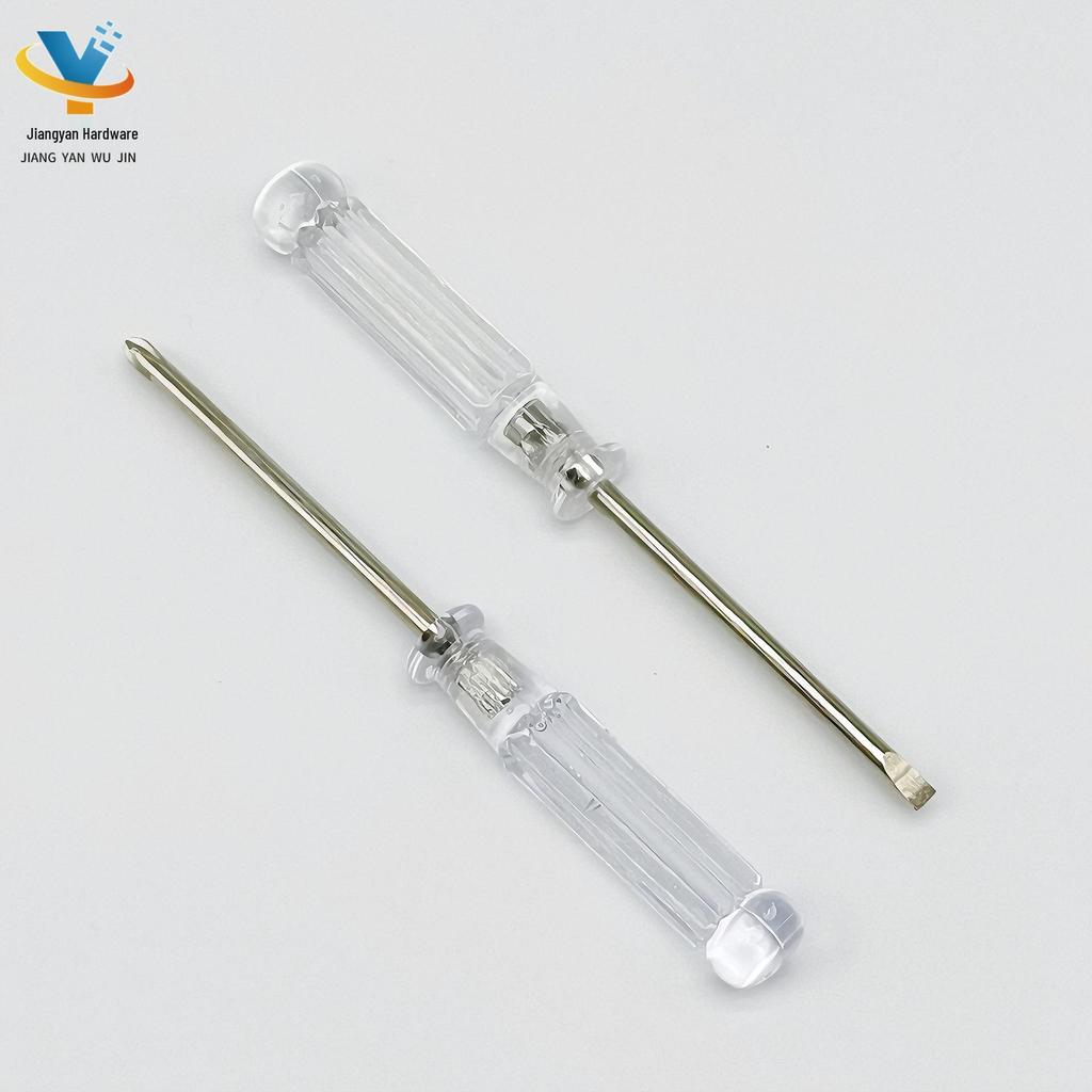 3.0/4.0 Cross Black Transparent 2-inch Screwdriver for Furniture, Toys, and Appliances