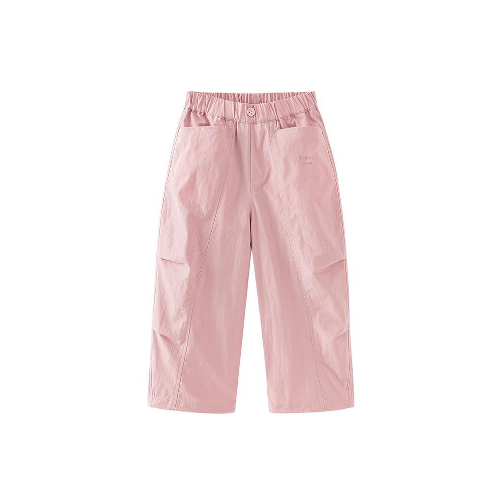 Mini Balabala Boys' and Girls' Outdoor Leisure Paratrooper Pants with Adjustable Legs 2026 Summer New Style