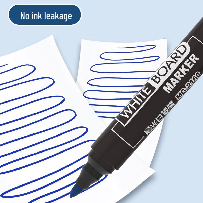 M&G MG2160 Black Whiteboard Marker Pens