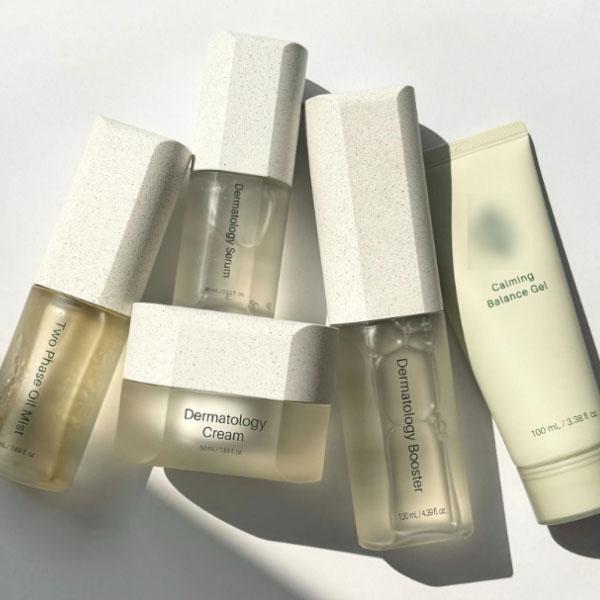 Incellderm Kosmetická základní 5dílná sada (booster sérum krémová olejová mlha uklidňující gel), 1 set