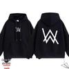 Alan Walker Herren EDM Hoodie - Delta Kollaboration Locker geschnittene Jacke