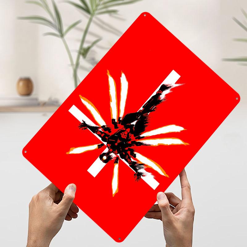 ULTRAKILL Game Tin Plaque Poster Customized Wall Art Retro Vintage Metal Signs for Man Cave Decoration At Home Decor Items Room