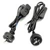 Australian Standard Three-Pin Power Cord with RCM Certification, Extension with Male/Female Connectors, and Two-Pin Plug Switch