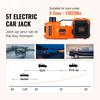 SucceBuy 5T Electric Car Jack Hydraulic Car Jack with Built-in Inflatable Pump LED Light Car Jack for SUV MPV Truck Change Tire