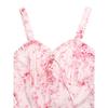 Women's Fashion Summer Spring Flower Pattern Print Sleeveless Suspenders High Waist Casual Dresses