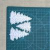 3pcs/set Christmas Tree Frame Metal Cutting Dies Scrapbooking Silvery Embossing Die Cut Stencil DIY Photo Album Card Making