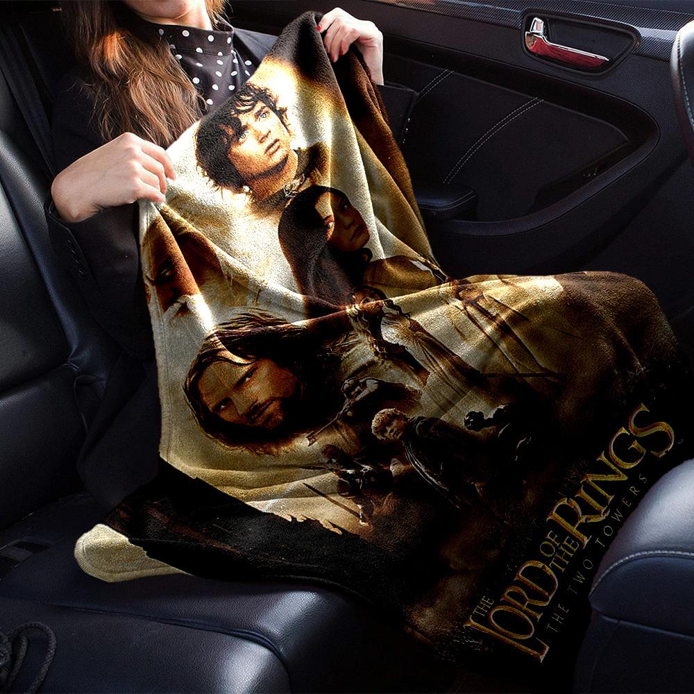 1pc The Lord of the Rings Two Towers Flannel Blanket Soft Warm Throw for Home, Office, Travel, All-Season Cozy Bedding GiftL1133