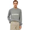 Fear of God Essentials Logo Knit Sweater Unisex Tops Cement FOG-SS21-667