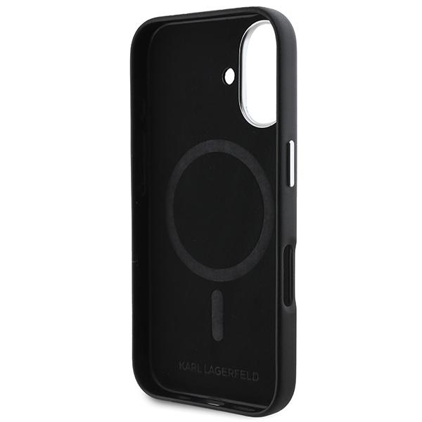 Karl Lagerfeld Klhmp16Mpgmsrpk Iphone16 Plus 6.7 Czarny/Black Hardcase Fw Metal Plate Magsafe