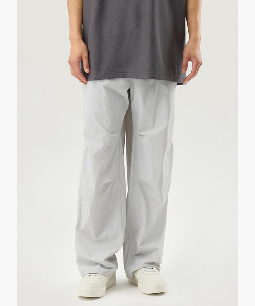 LECOQ Thinflex Loose Fit Straight Pants - Grey (Qq223Lpt51)