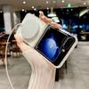 Cases For Samsang Z Flip6 5G For Magsafe Phone Transparent Case For Galaxy Z Flip 6 5 4 3 Tough Shockproof Wireless Charging Magsafing Cover