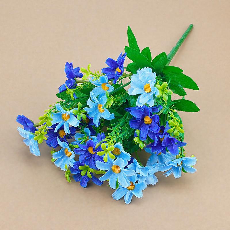 Silk Daisy Flower 28 Head Artificial Chrysanthemum For Garden Landscaping And Interior Decor