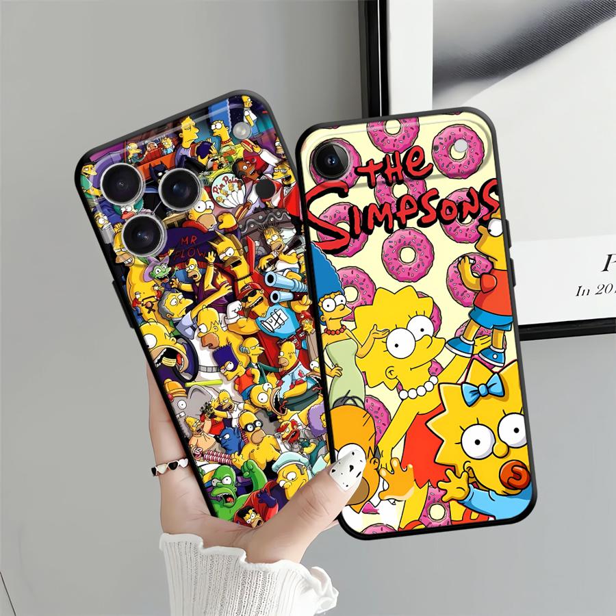 Funda Phone Cover Case for iPhone SE 14 7 8 13 Mini 15 Plus X XS XR 11 17 16 Pro Max 12 17Air The S-simpsons