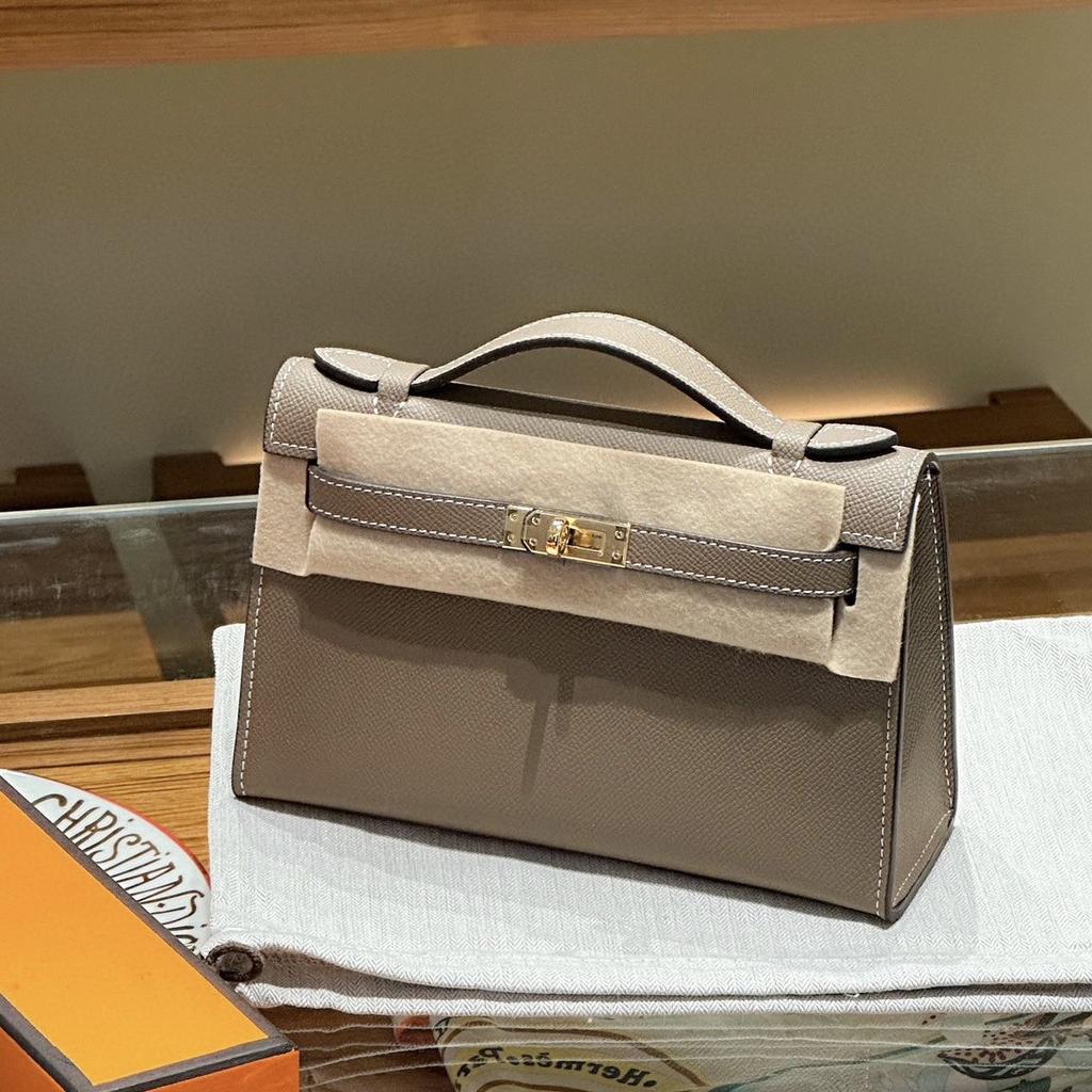 Μια Γενιά Τσάντας Hermès Birkin Μίνι Τσάντα Χειρός Βραδινή Τσάντα Υψηλής Ποιότητας Γνήσιο Δέρμα Τσάντα Ώμου Μικρή Τσάντα Γυναικεία