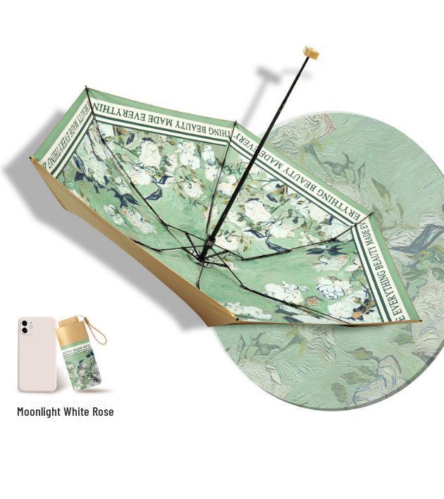 

Портативный мини-зонт Zhisan: Высококачественный складной зонт для солнца и дождя, защита от ультрафиолета