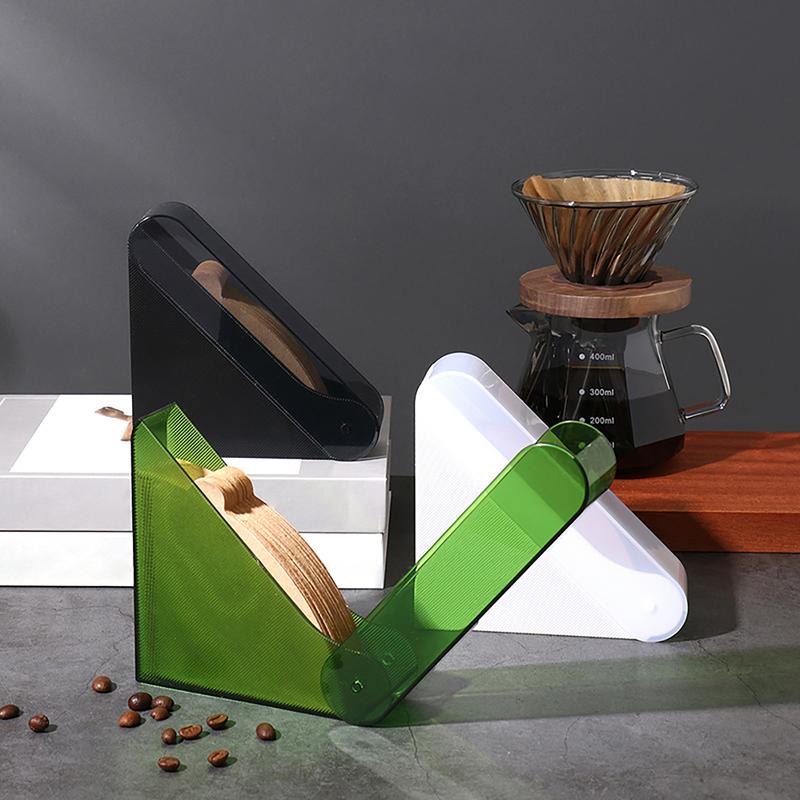 Coffee Filter Organizer Dustproof Reusable Sealing Organizer Container For Coffee Filter Multifunctional Coffee Filter Dispenser