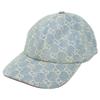 Gucci [Excellent Condition] 836224 3HBCY GG Denim Baseball Cap with Horsebit Hat L Light blueUsed