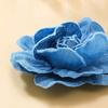 Orecchini Floreali Esagerati Fatti a Mano Orecchini Fiore di Rosa Eleganti Denims Fiori Orecchini Pendenti Gioiello Ornamento per Donne